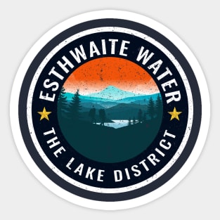 Esthwaite Water - The Lake District, Cumbria Sticker